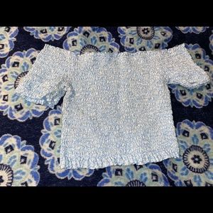 Wild fable ruched top